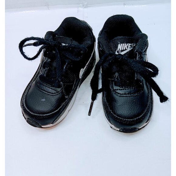 Nike Kids Black Air Max Sneakers Size 6C - Picture 2 of 7